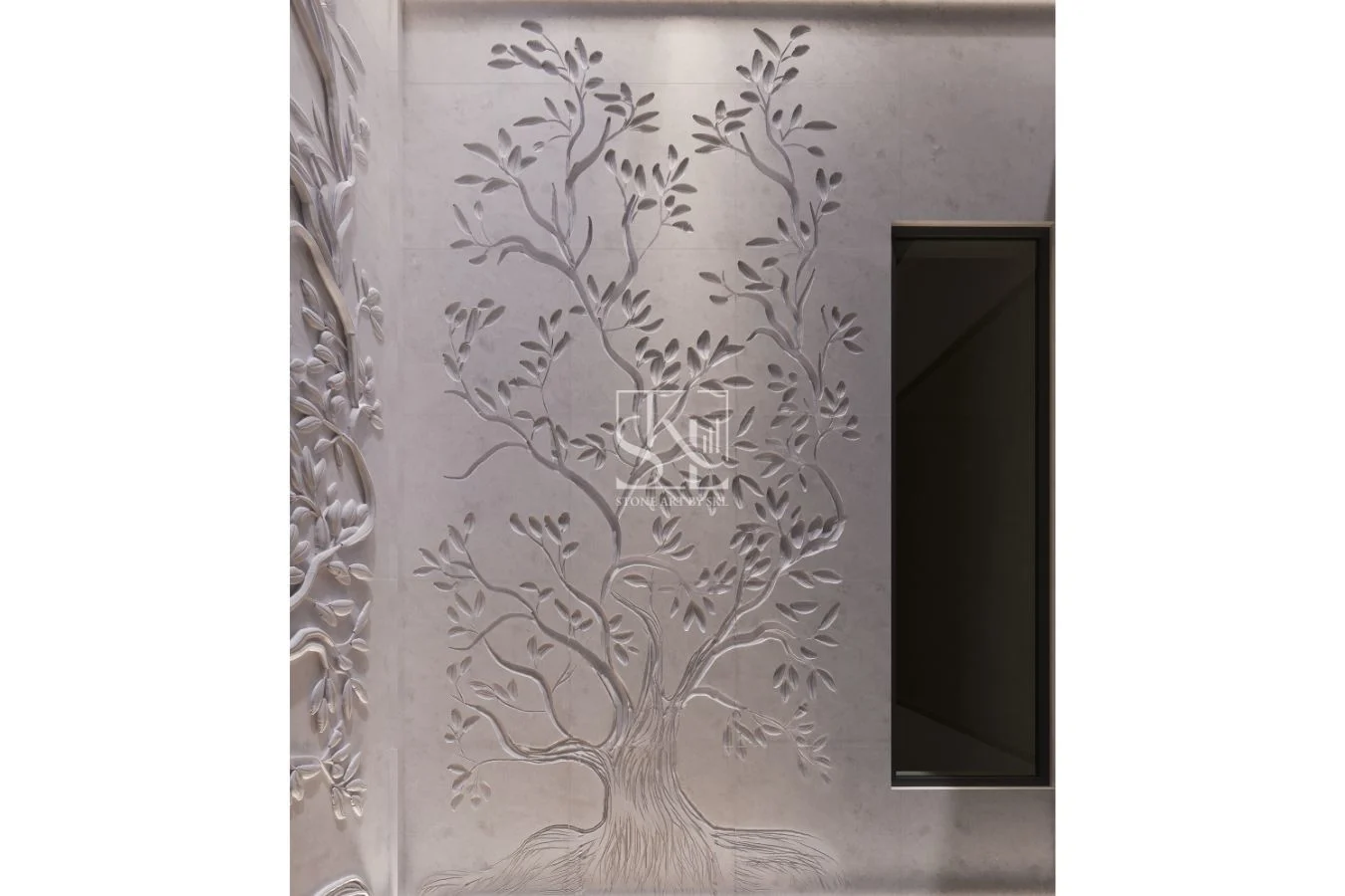 Embossed Tree of Life Design
